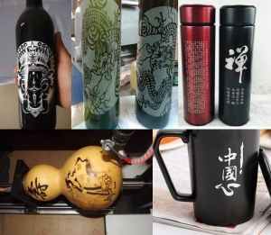 阿克苏拜城县酒瓶葫芦工艺品激光雕刻机